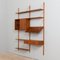 Mid-Century Bay Teak Wall Unit with Cabinet in the style of Poul Cadovius, Denmark, 1960s 4
