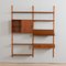 Mid-Century Bay Teak Wall Unit with Cabinet in the style of Poul Cadovius, Denmark, 1960s 8