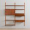 Mid-Century Bay Teak Wall Unit with Cabinet in the style of Poul Cadovius, Denmark, 1960s 1