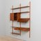 Mid-Century Bay Teak Wall Unit with Cabinet in the style of Poul Cadovius, Denmark, 1960s 5