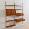 Mid-Century Bay Teak Wall Unit with Cabinet in the style of Poul Cadovius, Denmark, 1960s 6