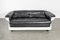 Space Age Leather Sofa by Angelo Mangiarotti 1