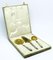 Art Nouveau Cutlery with Box, France, 1890s, Set of 4 2