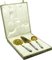 Art Nouveau Cutlery with Box, France, 1890s, Set of 4 1