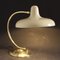 Messing & Metall Tischlampe im Stil von Cosack, 1950er 5