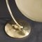 Messing & Metall Tischlampe im Stil von Cosack, 1950er 7