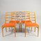 Reno Dining Chairs in Oak & Fabric by Bertil Fridhagen for Bodafors, Sweden, 1950s / 60s, Set of 4 1
