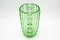 Art Deco Czechoslovakian Vase in Green Uranium Glass by S. Reich for CMS Krasno, 1930s 2