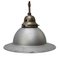Lampes à Suspension Industrielles Vintage en Verre Mercuré de Sm Universal 1