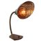 Spanish Mercury Glass Table Lamp in Cast Iron, Image 3