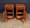 Art Deco Bedside Cabinets in Walnut, 1930s, Set of 2 8