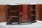 Art Deco Sideboard aus Palisander und Marmor 3