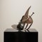 Claude Viseux, Abstrakte Skulptur, 1986, Edelstahl & Kupfer 1
