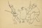 Mino Maccari, The Kidnapping, Original Charcoal Drawing, 1950s 1