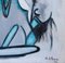 Giorgio Lo Fermo, Espressionismo blu, Olio originale su tela, 2020, Immagine 2