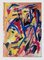 Giorgio Lo Fermo, colores abstractos, óleo sobre lienzo original, 1983, Imagen 1