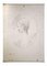 Leo Guida, Female Portrait, Original Pencil Drawing, 1970s, Image 1