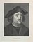 Thomas Holloway, Retrato de Sir Thomas More, Grabado original, 1810, Imagen 1