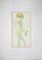 Leo Guida, Nudo femminile, inchiostro originale e acquerello, 1972, Immagine 1