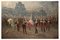 Louis Beraud, Ceremony of the Cuirassiers, Original Oil on Canvas, Early 20th Century 1