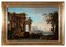 Vinzenz Fischer, Ruinas antiguas, pintura al óleo original, finales del siglo XVIII, Imagen 3