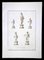 Nicola Fiorillo, Hermes, Estatua romana antigua, Grabado original, siglo XVIII, Imagen 1