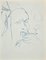 Raoul Dufy, Studio per autoritratto, Litografia originale, anni '30, Immagine 1