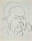 Raoul Dufy, estudio para autorretrato, litografía original, años 30, Imagen 1
