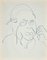 Raoul Dufy, estudio para autorretrato, litografía original, años 30, Imagen 1