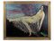 Antonio Feltrinelli, The Parrot, Original Oil Painting, 1930s 1