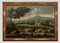 Unknown, Landscape with Figures, Original Oil on Canvas, 18th Century, Framed 1