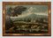 Unknown, Landscape with Figures, Original Oil on Canvas, 18th Century, Framed, Image 1