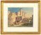 Inconnu, Ancienne Ferme Romaine, Encre et Aquarelle originales, 1840s 1