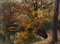 Gerhard Haenisch, Autumn Forest, Original Oil on Plate, 19th Century 2