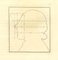 Thomas Holloway, Mesurant un profil, Gravure à l'eau-forte originale, XVIIIe siècle 1