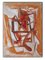 Giorgio Lo Fermo, Orange Abstract Composition, Original Oil on Canvas, 2021 4