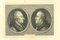 Thomas Holloway, Physiognomie: Männerprofile, Original Radierung, 1810 1