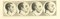 Thomas Holloway, Fisonomía: perfiles de hombres, Grabado original, 1810, Imagen 1