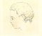 Thomas Holloway, Perfil de niño, Grabado original, 1810, Imagen 1
