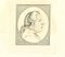 Thomas Holloway, The Profile, Grabado original, siglo XVIII, Imagen 1