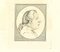 Thomas Holloway, The Profile, Original Etching, 18th Century 1