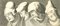 Philip Audinet, Heads of Men, Original Etching, 1810 1