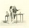 Thomas Holloway, Daily Life Scene, Original Etching, 1810 1