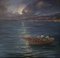 Adriano Bernetti da Vila, Lights in the Golf of Naples, Original Oil on Canvas, 2018 1