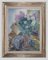 Alfonso Avanessian, Still Life with Flowers and Objects, Oil on Canvas, 1990, Framed, Image 3