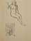 Pierre Puvis de Chavannes, Nude, Original Lithograph, Late 19th Century 1