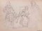 Pierre Georges Jeanniot, Figures, Original Pencil Drawing, Early 20th Century, Image 1