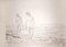 Anthony Roaland, Deux Amis Marchant sur la Plage, Dessin Original au Crayon, 1981 1