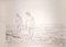 Anthony Roaland, Two Friends Walking on the Beach, Original Pencil Drawing, 1981 1