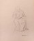 Pierre Georges Jeanniot, Figure, Original Pencil on Paper, Early 20th Century 1